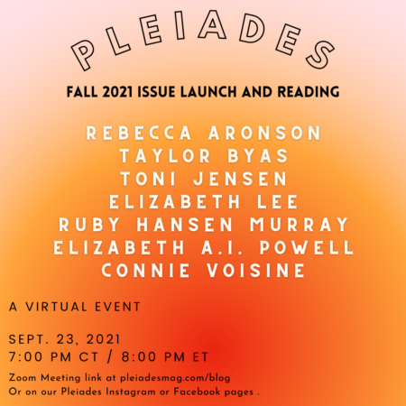 Pleiades Launch Flier with Readers' Names